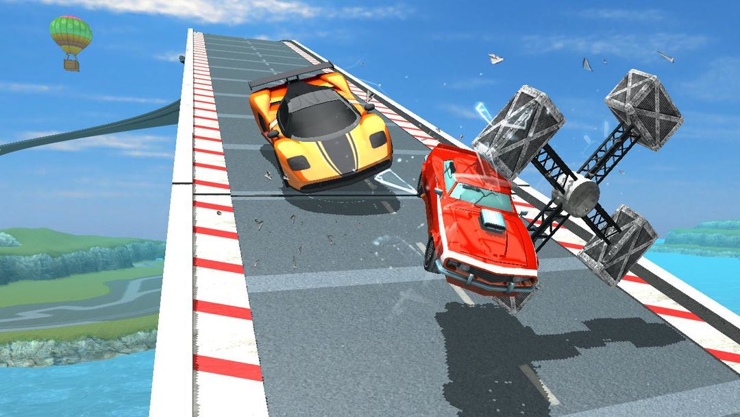 Mega Ramp Car Racing :  Impossible Tracks 3D 게임 스크린 샷