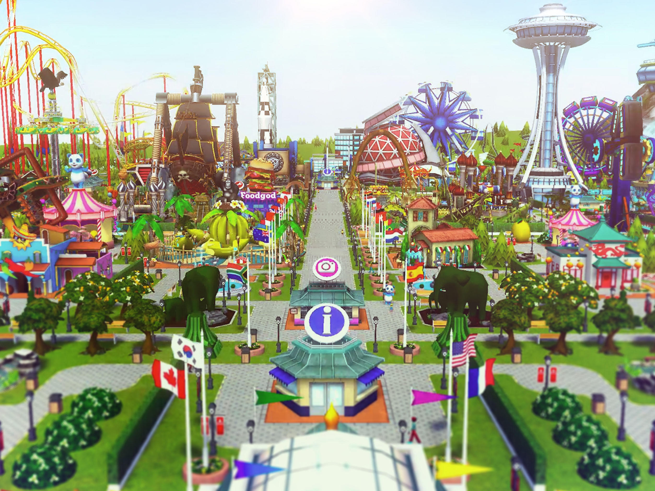 RollerCoaster Tycoon NETFLIX Game Screenshot