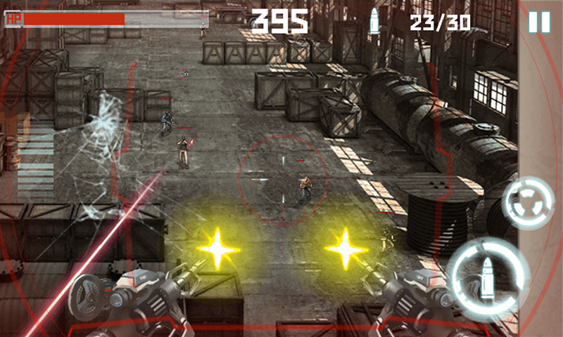 Robot Invasion screenshot game