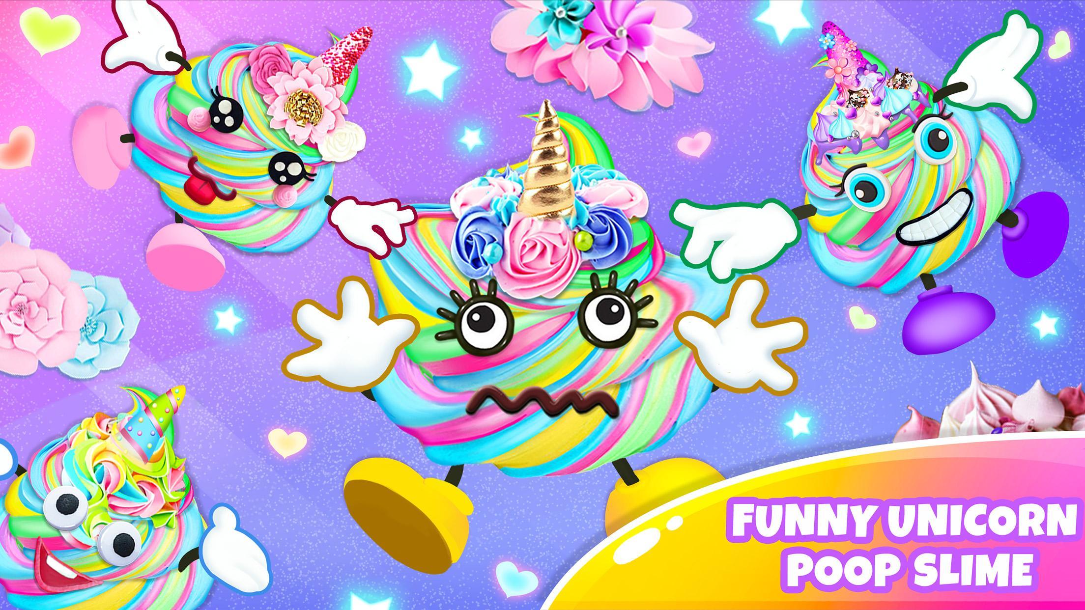 Unicorn Slime - Crazy Fluffy Trendy Slime Fun Game Screenshot
