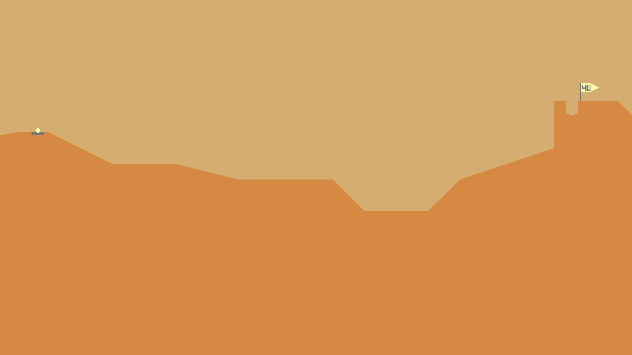 Desert Golfing ゲームのスクリーンショット