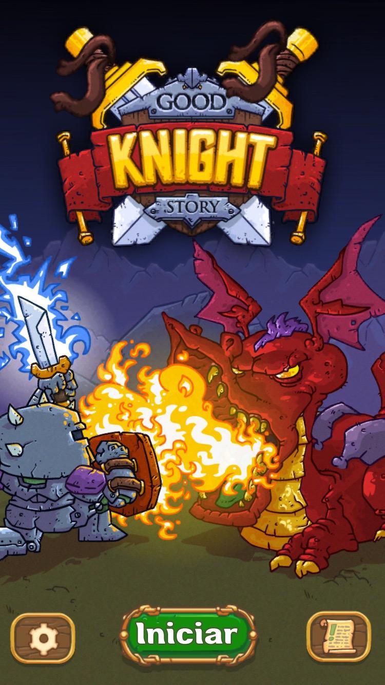 Captura de Tela do Jogo Good Knight Story