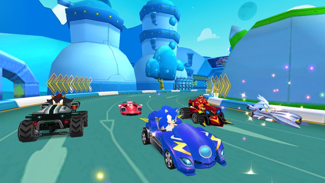 Super Sonic Kart Racing screenshot game