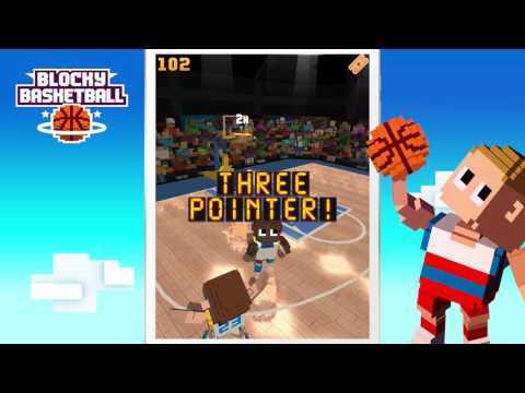 Screenshot of the video of Blocky Basketball FreeStyle