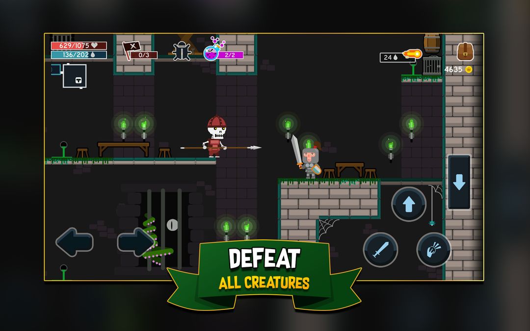 Screenshot of Become a Legend: Dungeon Quest (Unreleased)