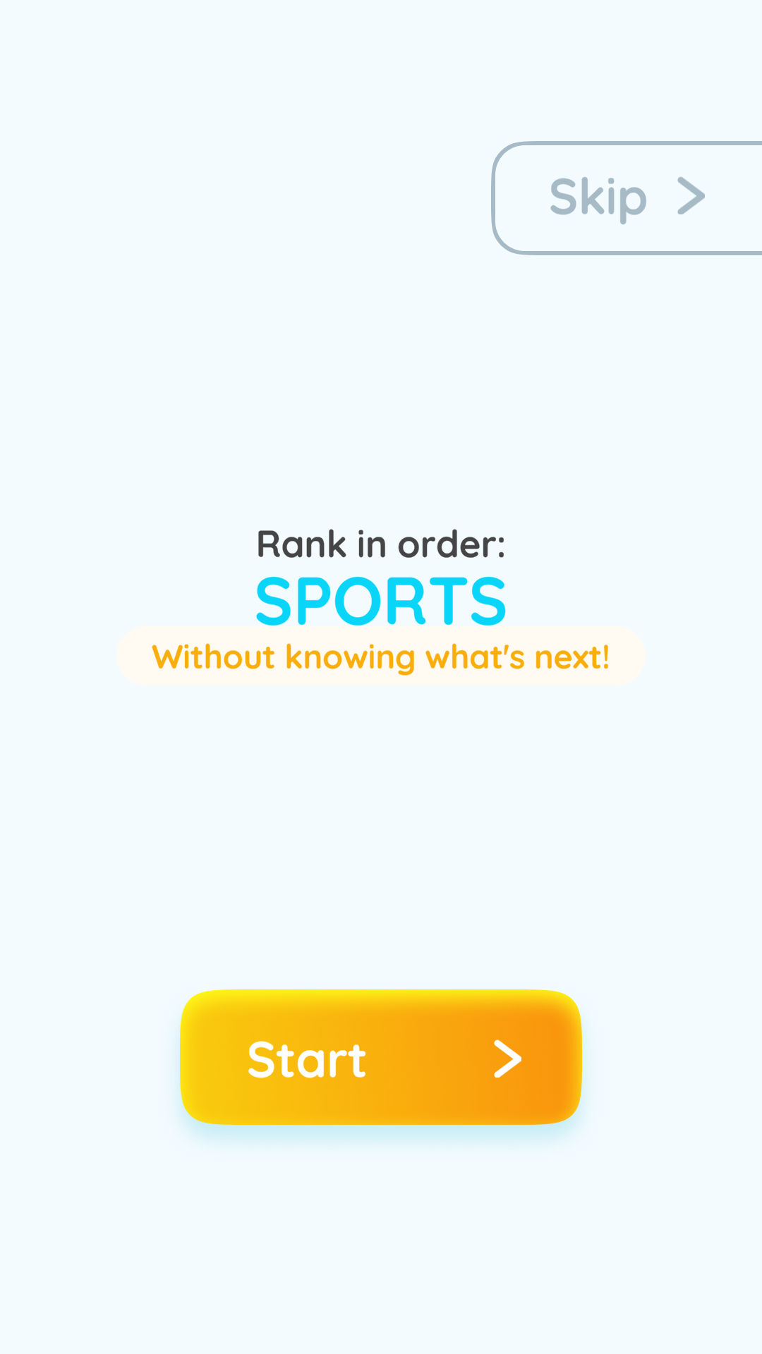 Blind Rank Game Screenshot