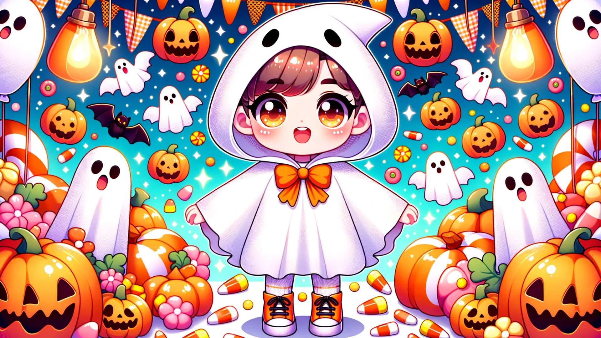 Cute Doll: Halloween Costume Game Screenshot