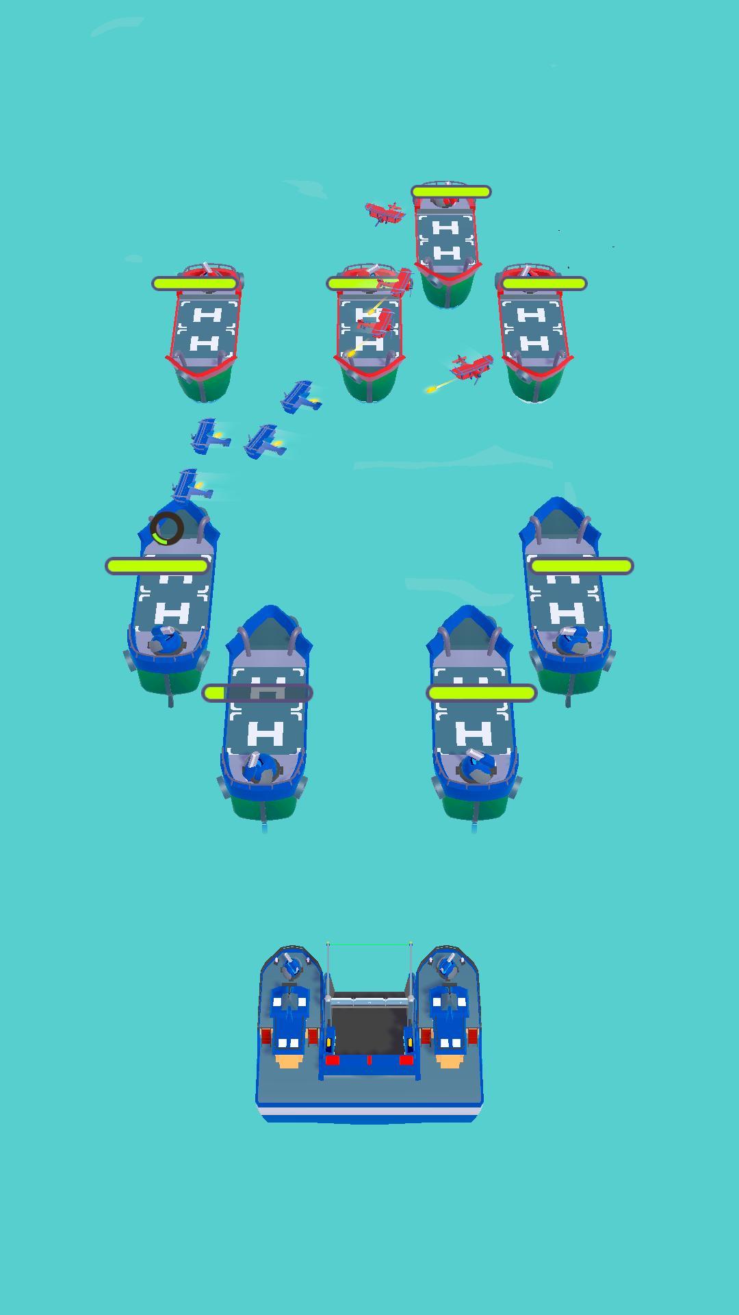 Battle Ship Clicker ゲームのスクリーンショット