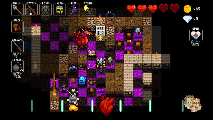 Crypt of the NecroDancer Pocket Edition Game Screenshot