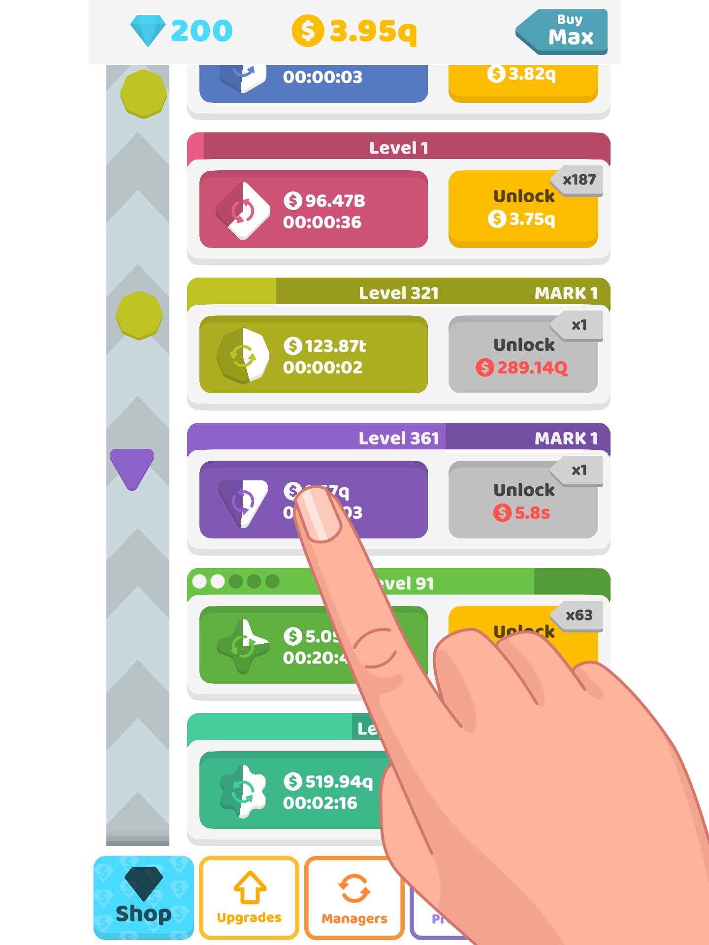 Idle Shapes ภาพหน้าจอเกม