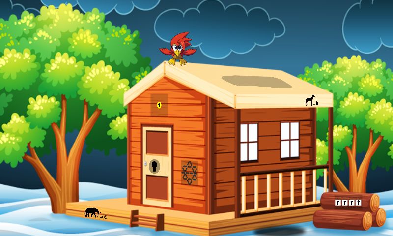 Find The Wood Cabin Key screenshot game