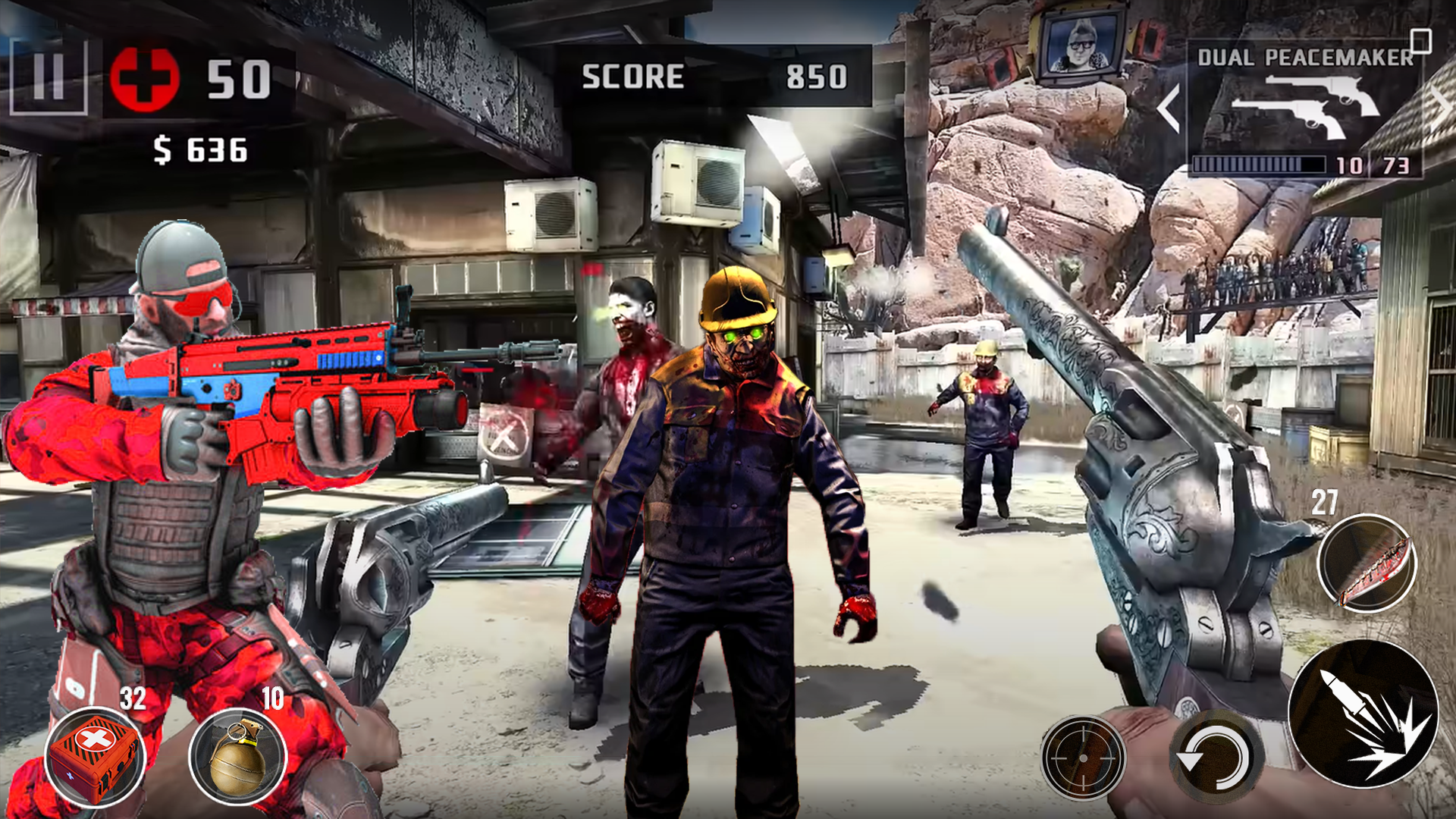 Screenshot of Zombie Games with Shooting