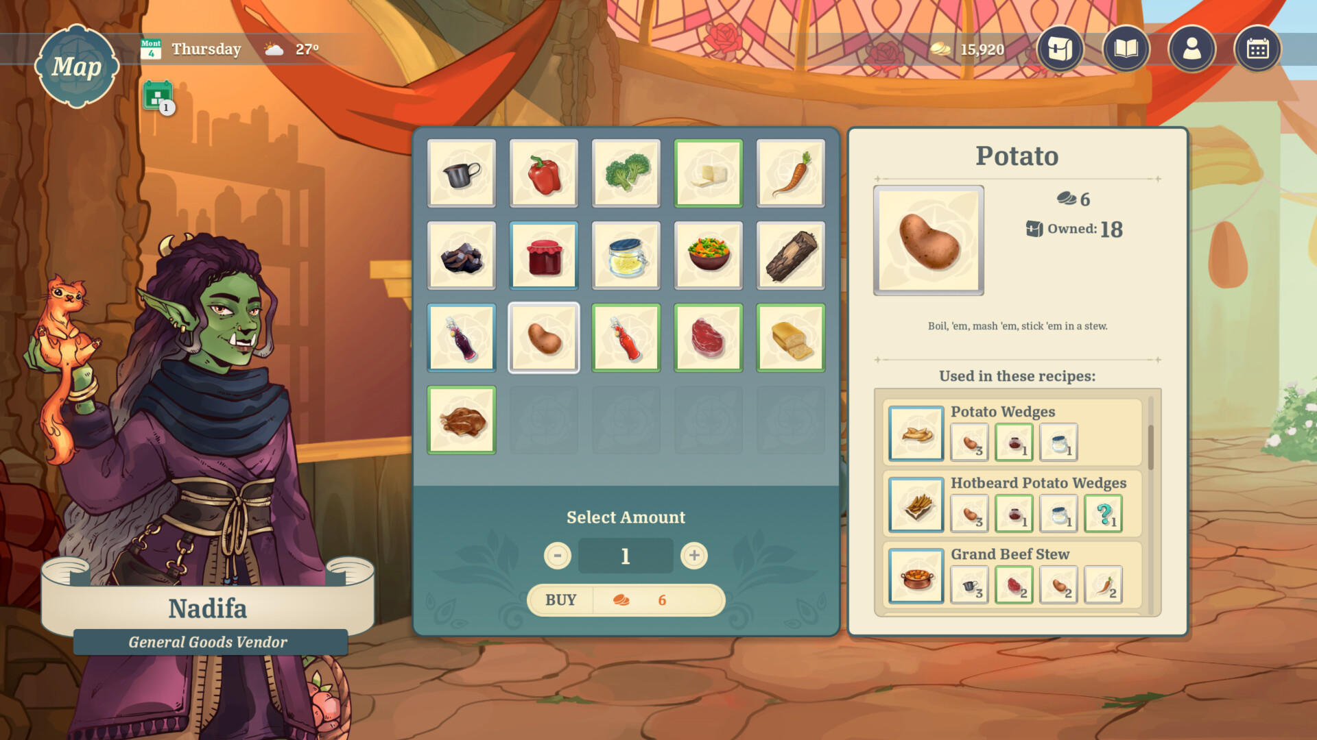 Merchants of Rosewall Game Screenshot
