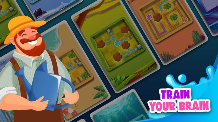 Screenshot 6 of Water Connect Puzzle - Logic Brain Game 1.0.0.14