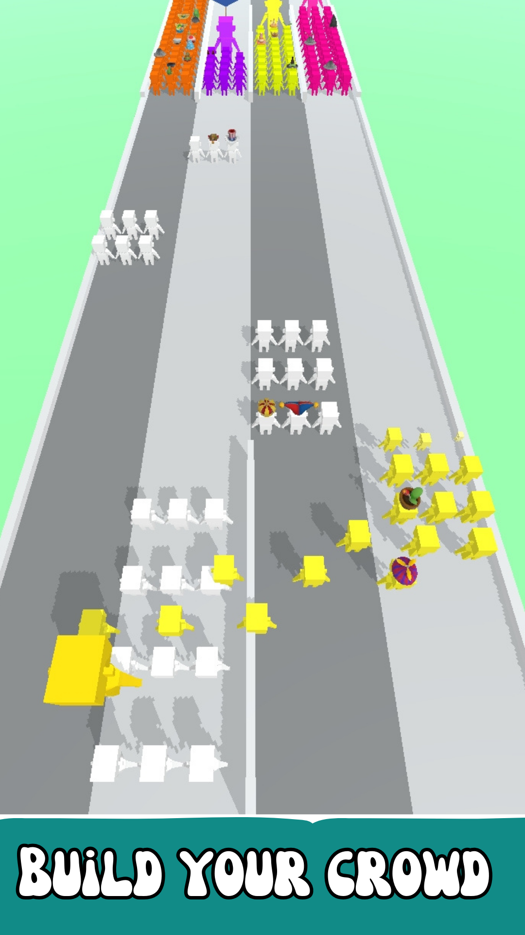 Cuplikan Layar Game Crowd Hero Run- Army Evolution