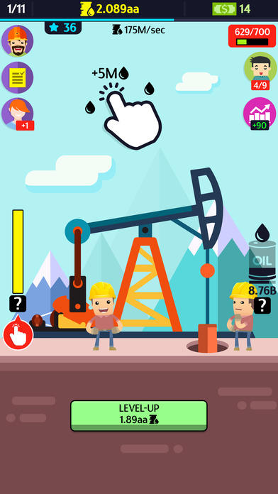 Screenshot 1 of Oil, Inc. - Trò chơi clicker nhàn rỗi 