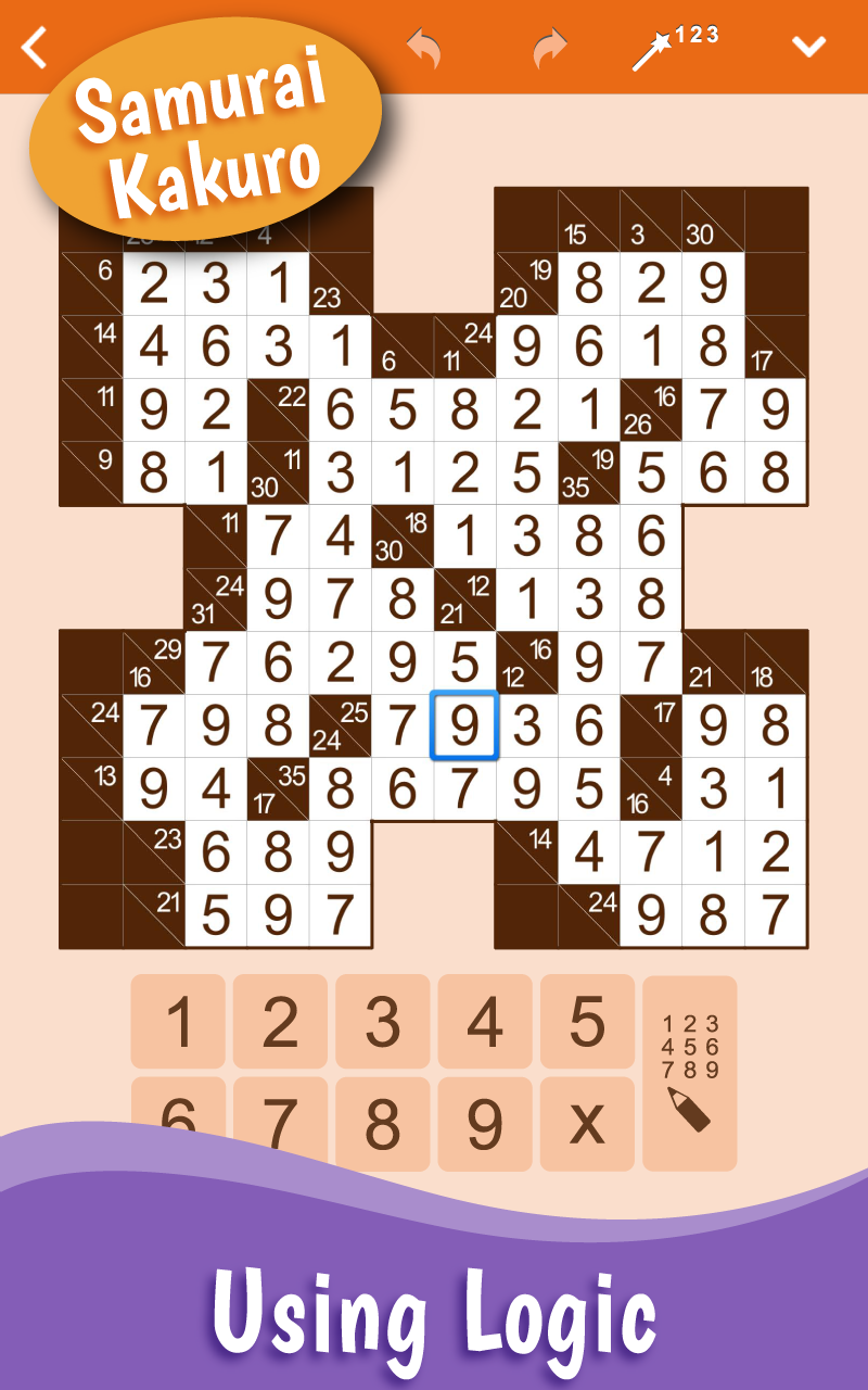 Kakuro: Number Crossword Game Screenshot