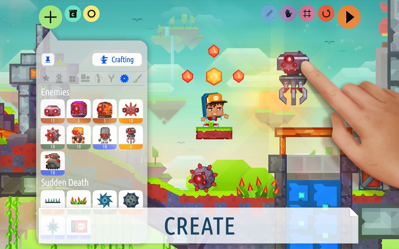 Screenshot of Createrria 2: Craft Your Games!