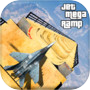 Icon of Jet Airplane on Mega Ramp: Mid Air Flying Stunts