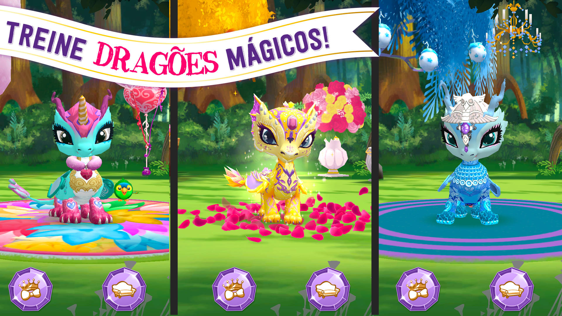 Captura de Tela do Jogo Baby Dragons: Ever After High™