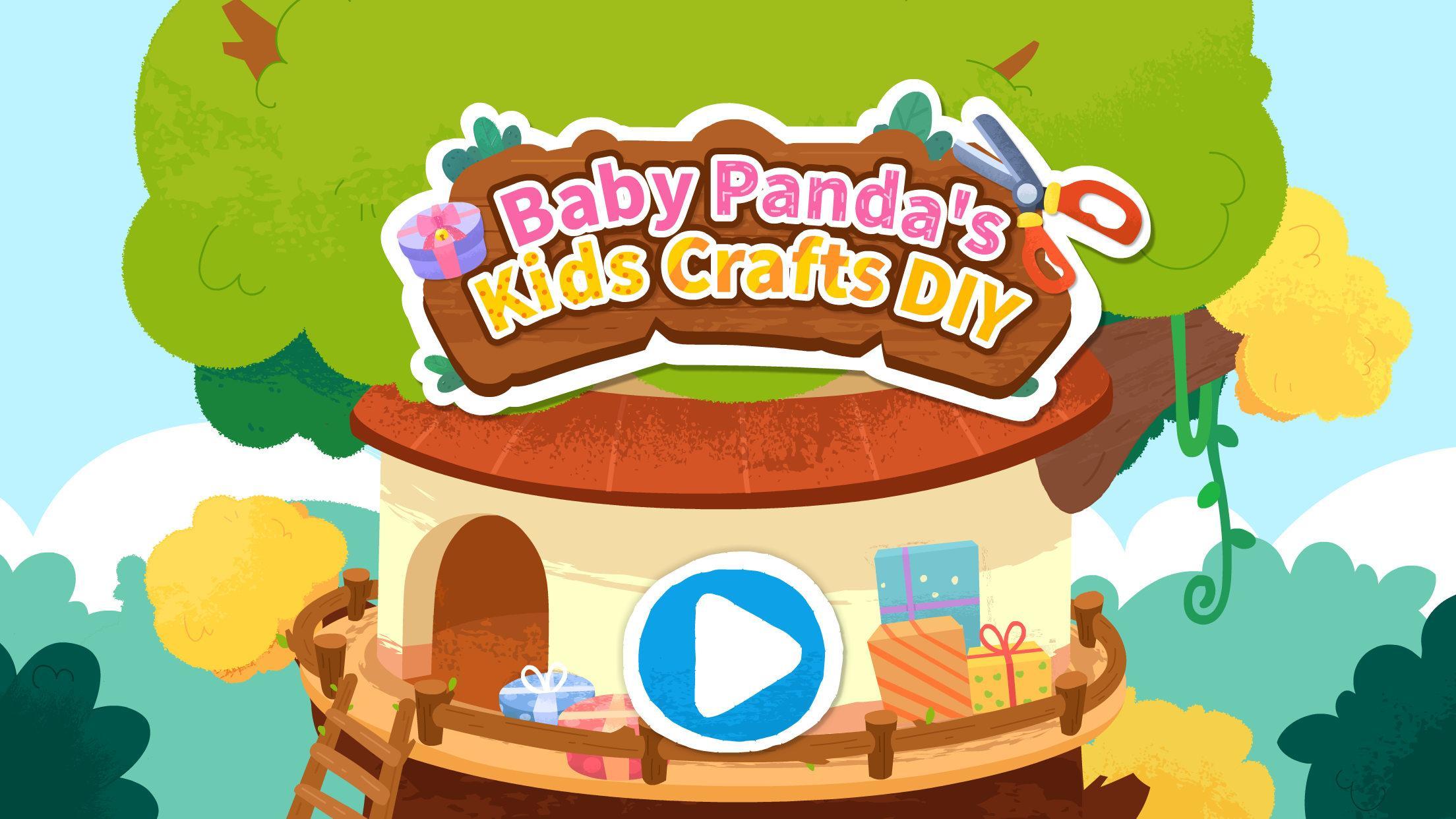 Baby Panda's Kids Crafts DIY Game Screenshot