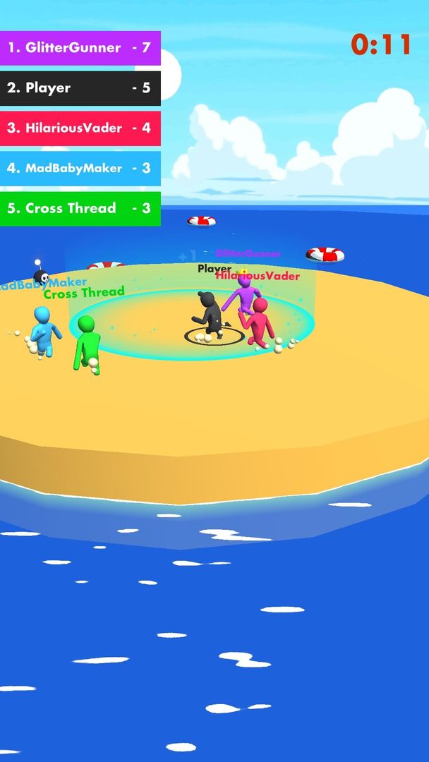Human Party island 게임 스크린 샷