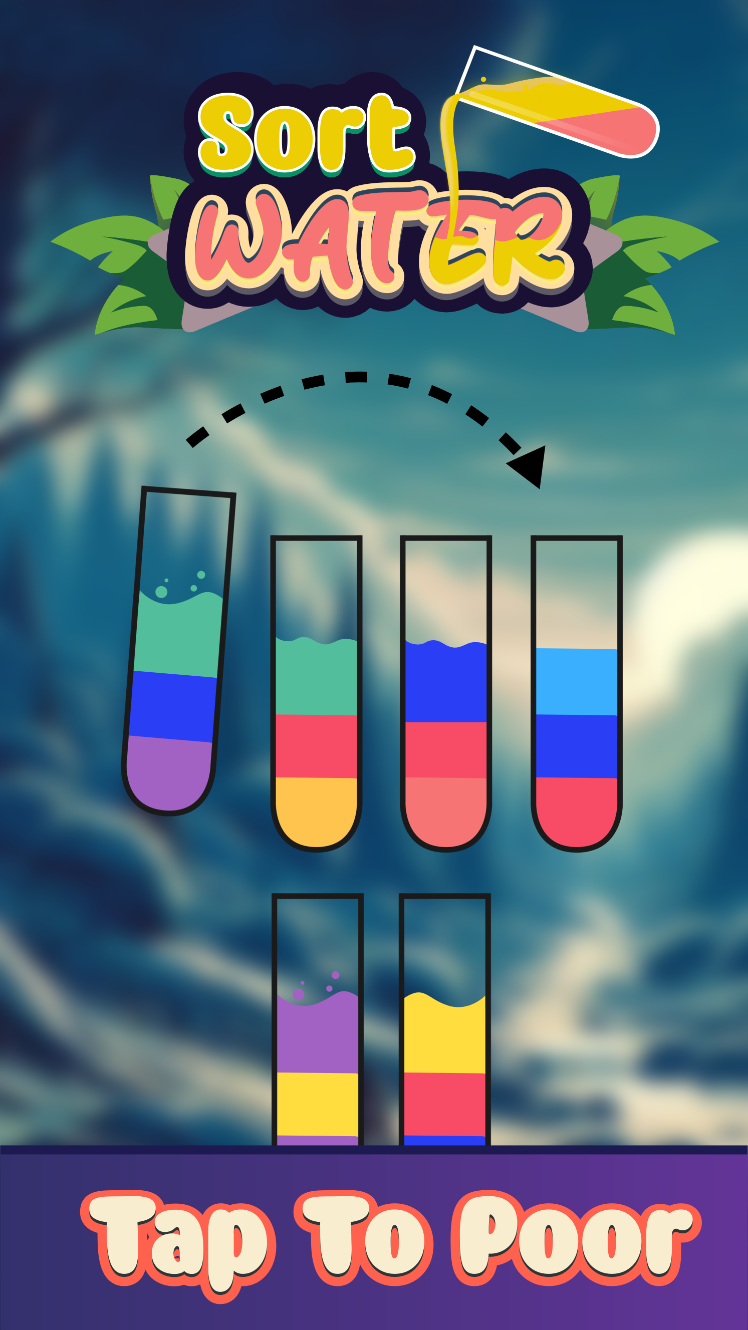 Water Sort Color - Puzzle Game Game Screenshot