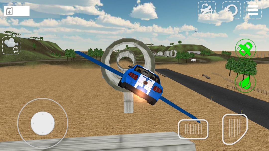 Flying Car Driving Simulator 게임 스크린 샷