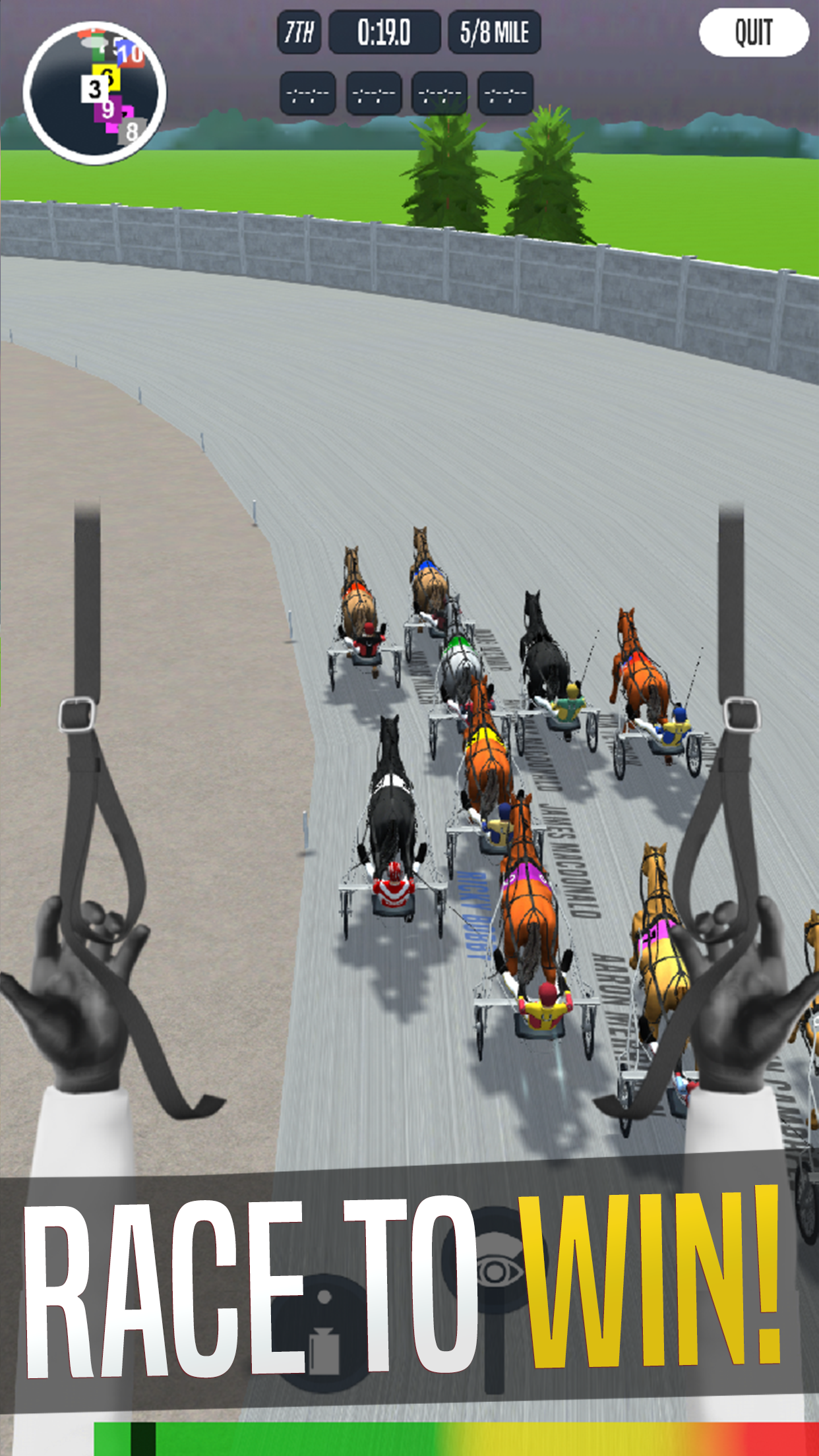 Catch Driver: Horse Racing screenshot game