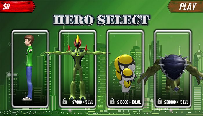 👽Hero Alien ultimate Ben Super 10遊戲截圖