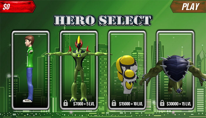 👽Hero Alien ultimate Ben Super 10 Game Screenshot