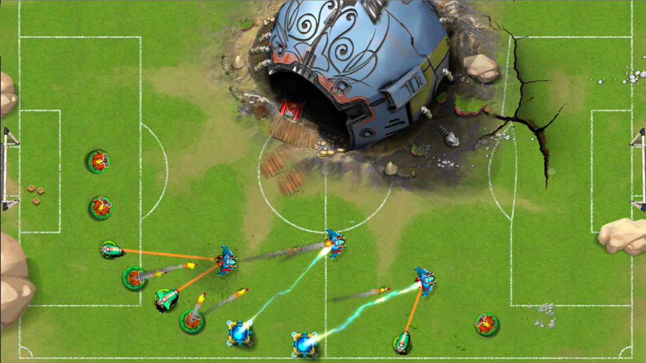 Tower Defense: Alien War TD 2 Game Screenshot