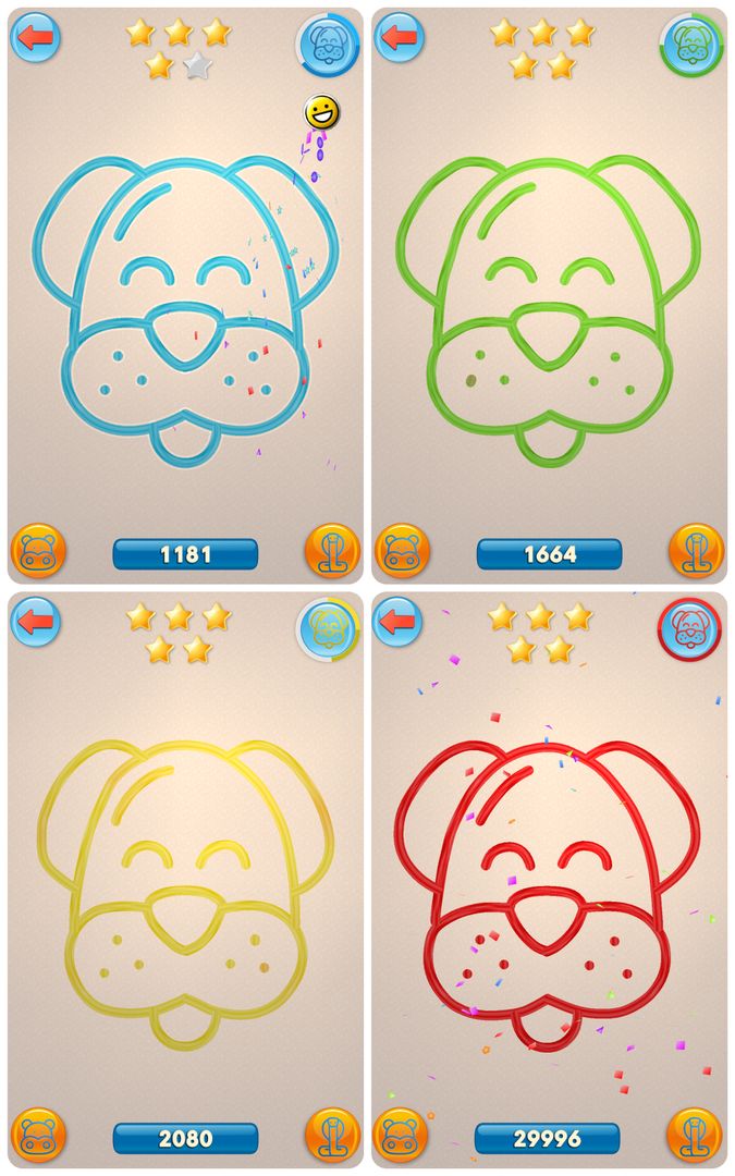 BeeArtist - Drawing game. For Kids and Toddlers. 게임 스크린 샷