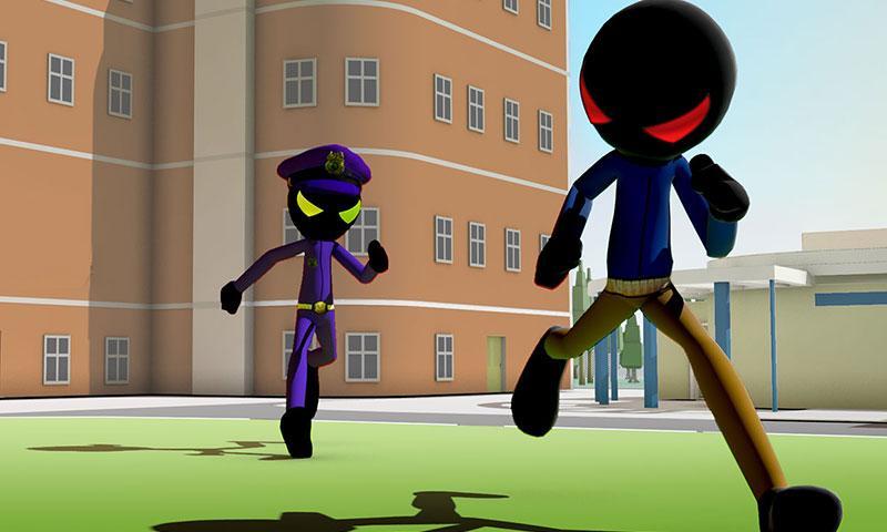 Stickman Dorm Exploration Esca Game Screenshot