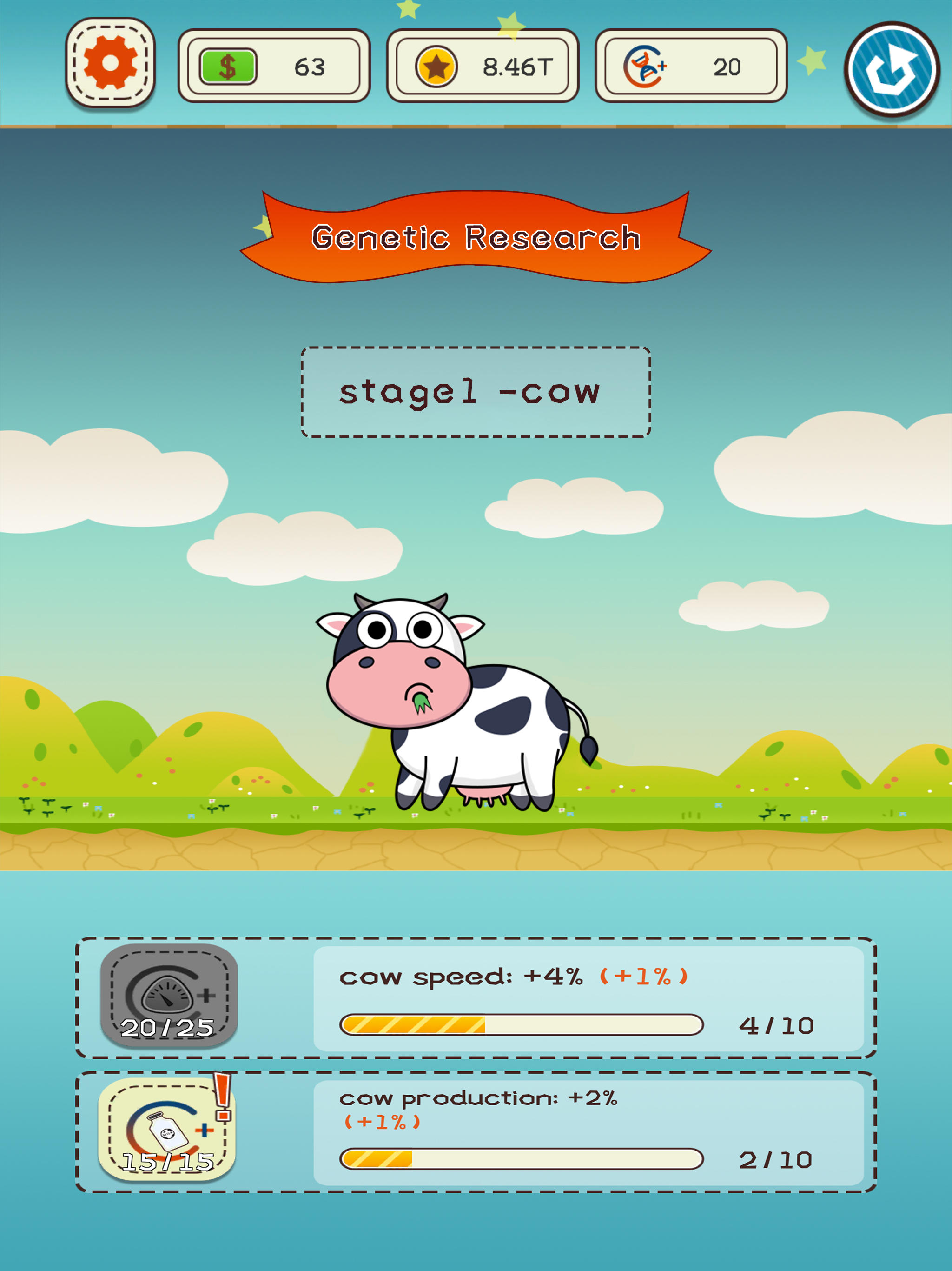 Screenshot of Idle Cow Tycoon