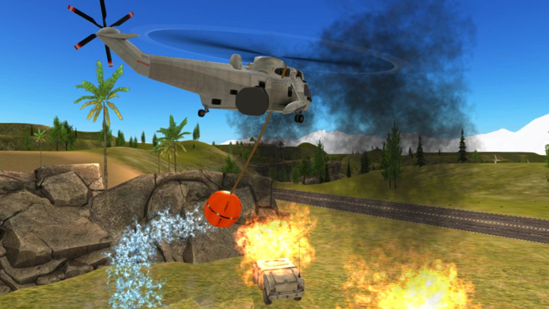 Screenshot of Army Helicopter Marine Rescue