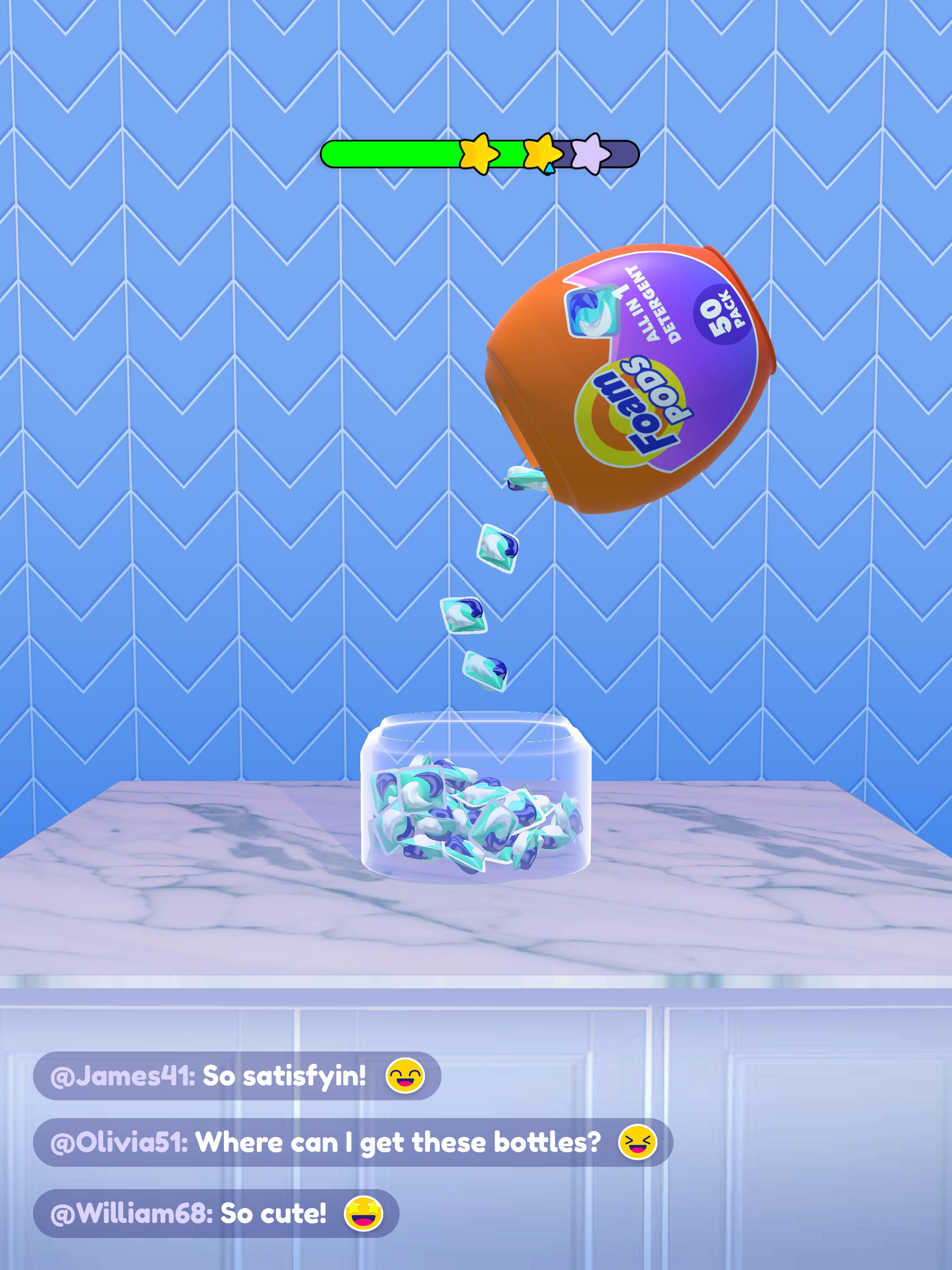 Cuplikan Layar Game Laundry Restock D.I.Y.