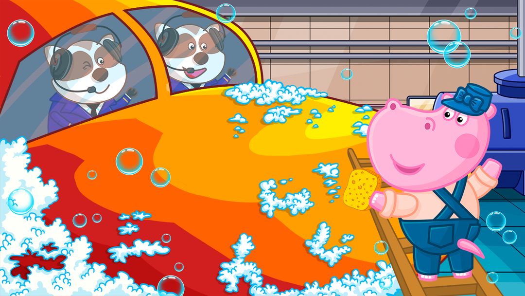 Hippo: Airport Profession Game screenshot game