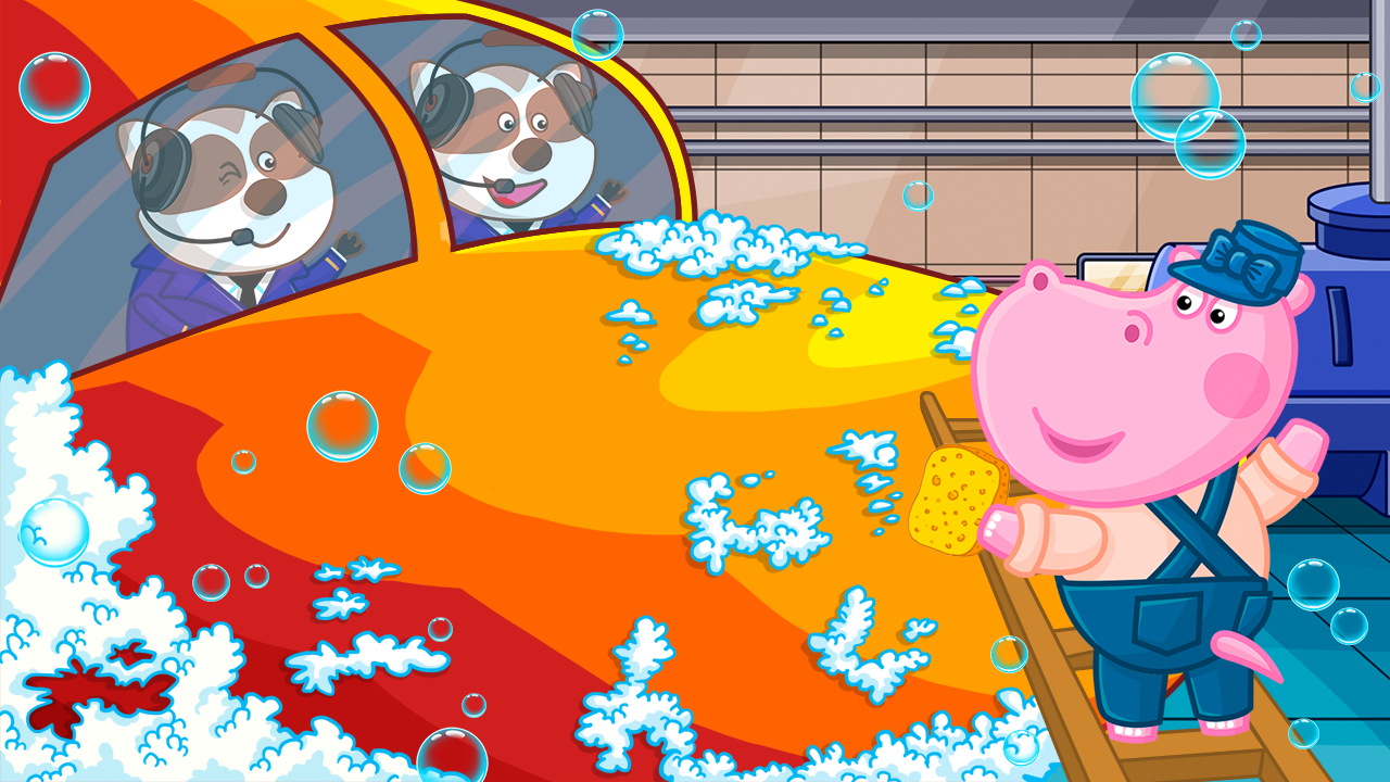 Hippo: Airport Profession Game Game Screenshot