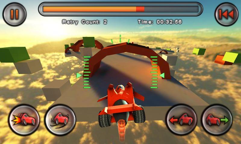 Jet Car Stunts Lite Game Screenshot