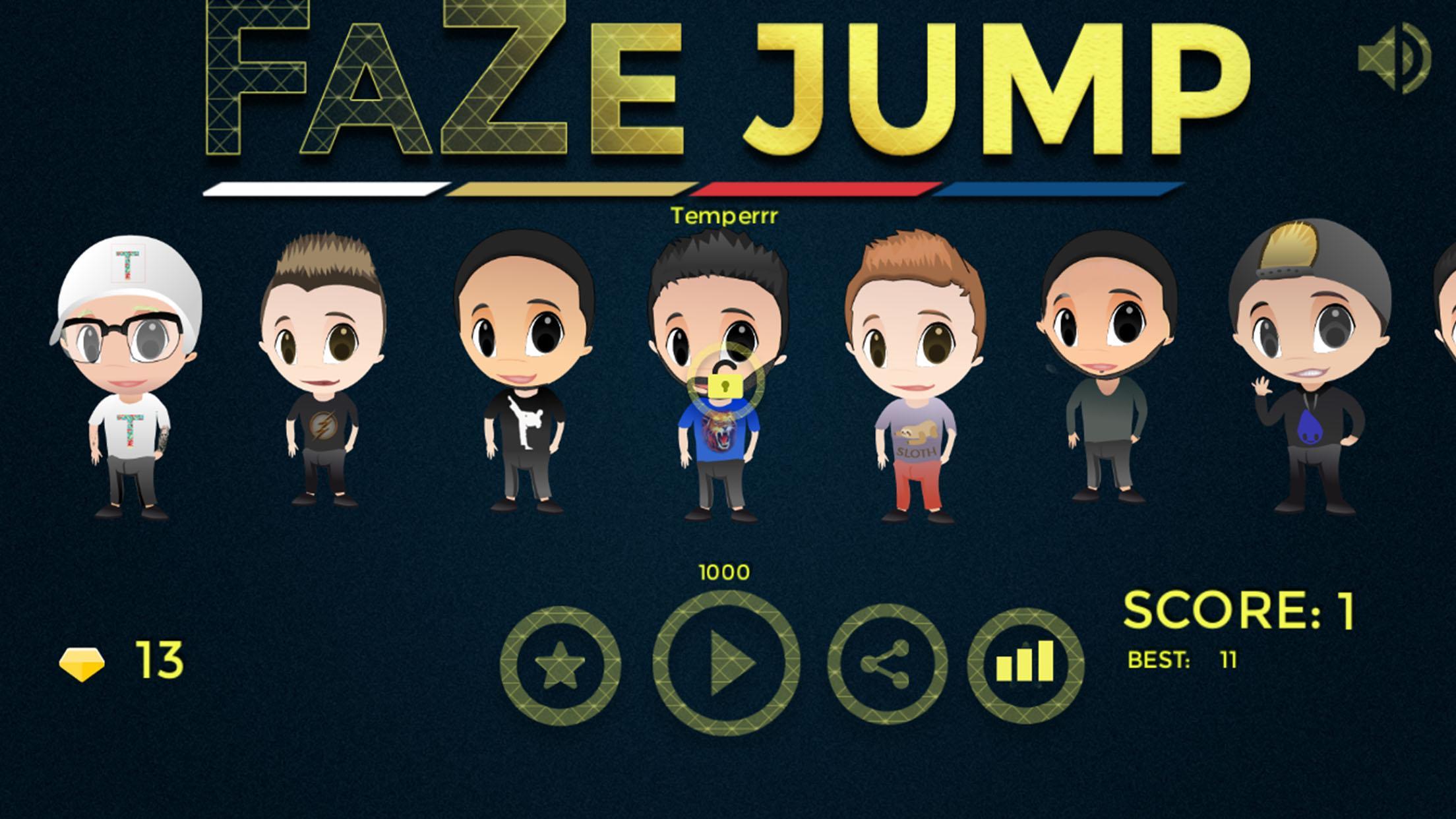 Screenshot of FaZes - Run & Jump