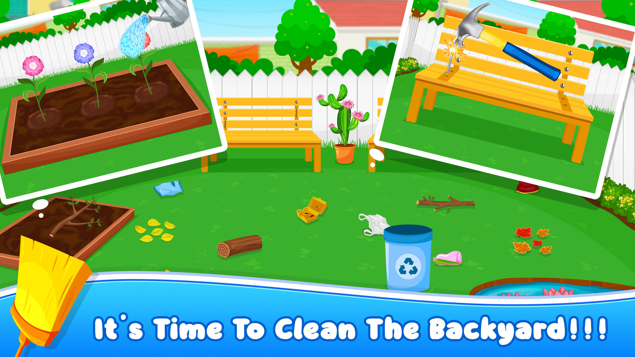 Sweet House Cleaning Game screenshot game