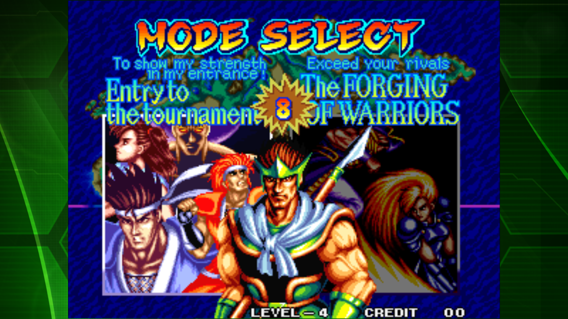 WORLD HEROES 2 JET ACA NEOGEO Game Screenshot