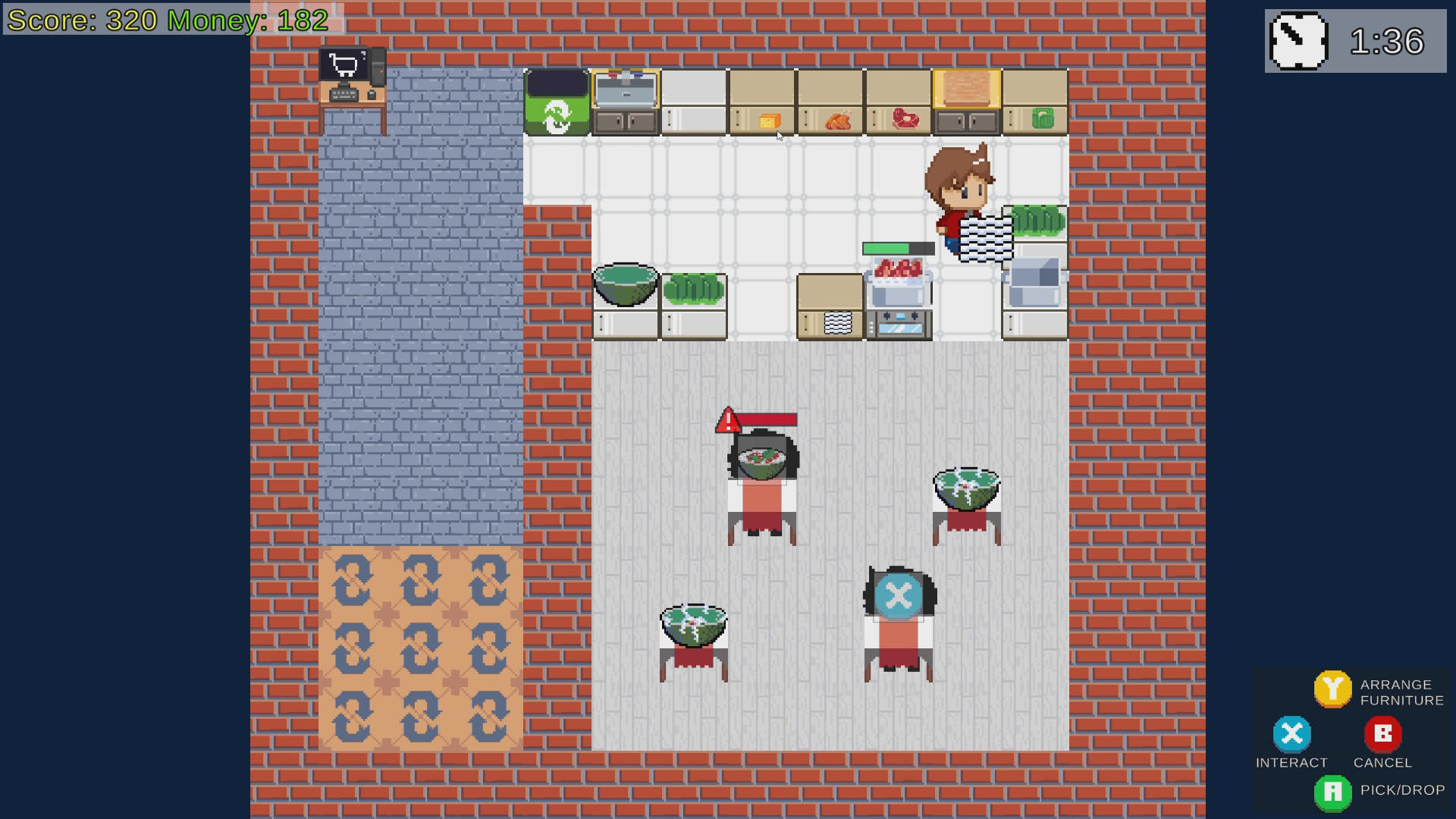 Screenshot 1 of What the Pho: Roguelike restaurant startup 