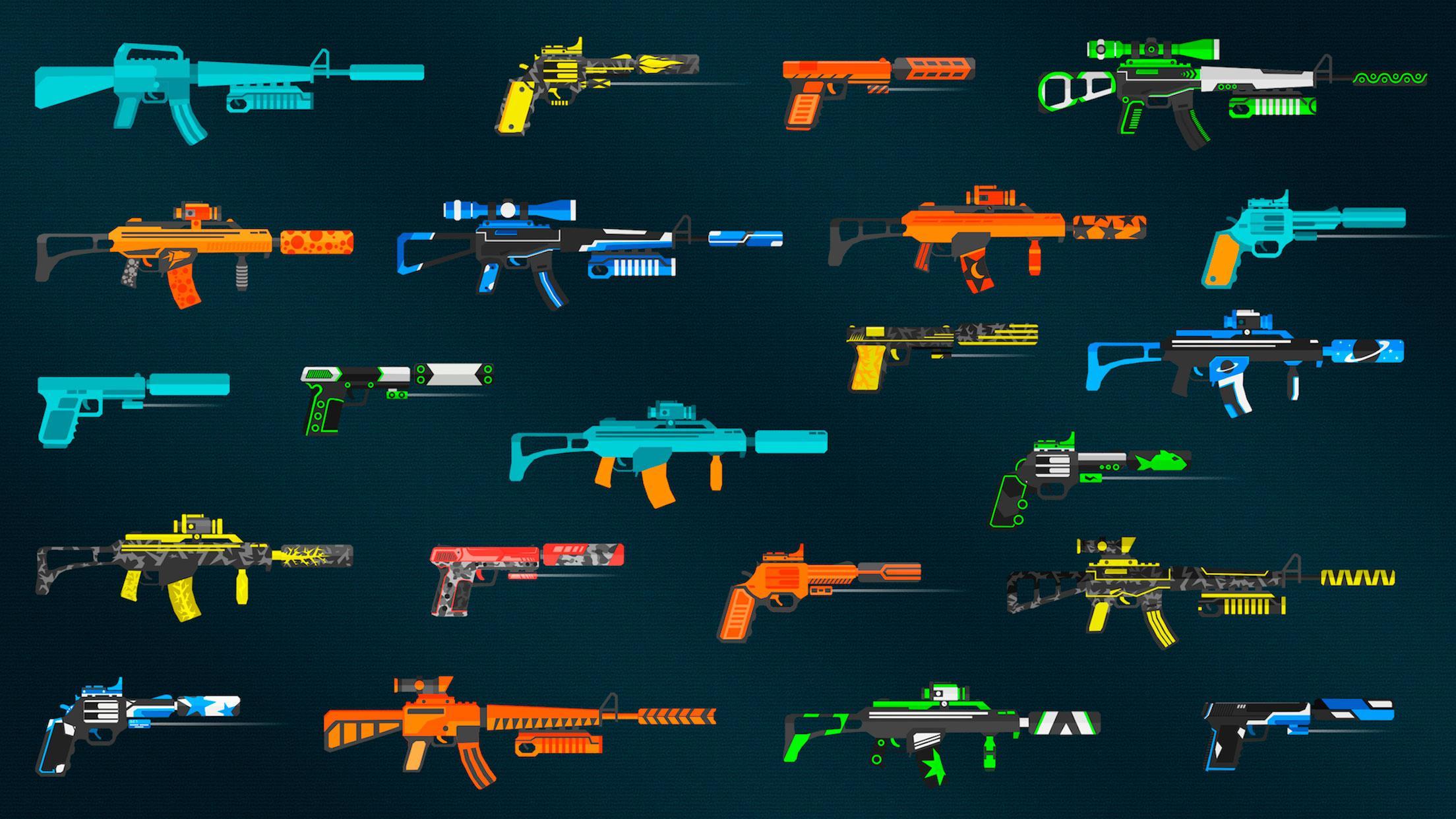 Stickman Battles: Online Shoot ภาพหน้าจอเกม