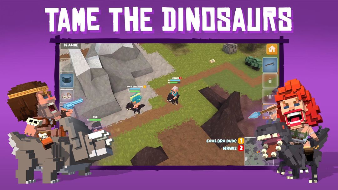 Dinos Royale - Multiplayer Bat ภาพหน้าจอเกม