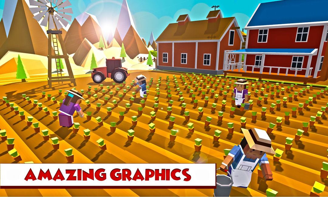Screenshot of Tiny Farmer Family : Building Tycoon & Farming Sim