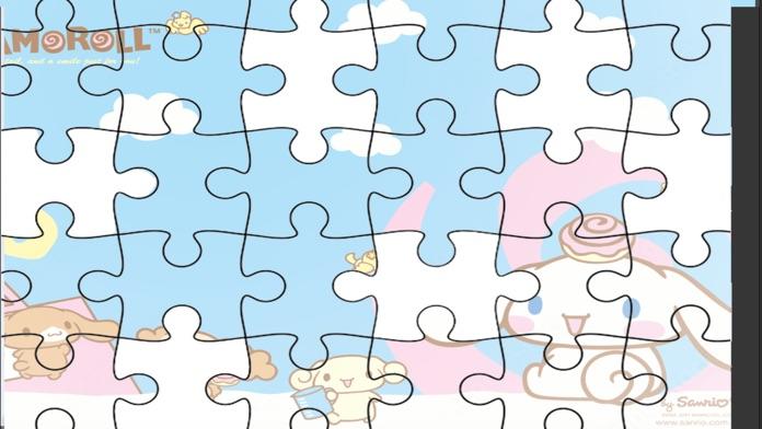 Cinnamoroll Jigsaw Clash Quest ゲームのスクリーンショット