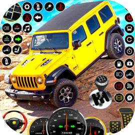 Jogo de Carro - Carros de Trilha 4x4  Offroad Jeep Driving Simulator 