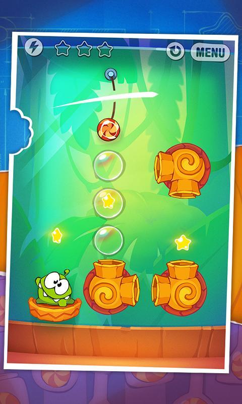 The Adorable Om Nom Returns In Cut The Rope: Experiments